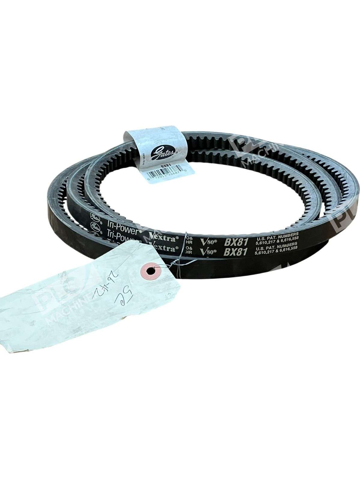 Gates BX81 Tri-Power V-Belt 84" Outside Length Heavy-Duty Power Transmission - Image 7