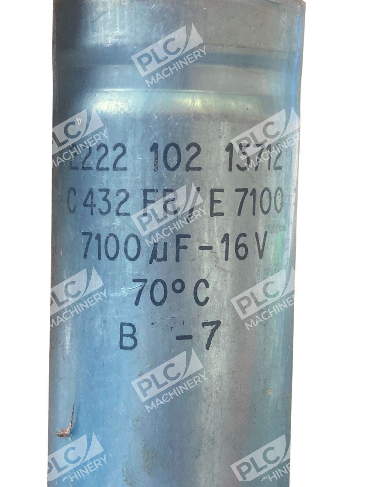 C432 FR / E 7100 Aluminum 7100uF 16V Electrolytic Capacitor 2222 102 15712 - Image 5