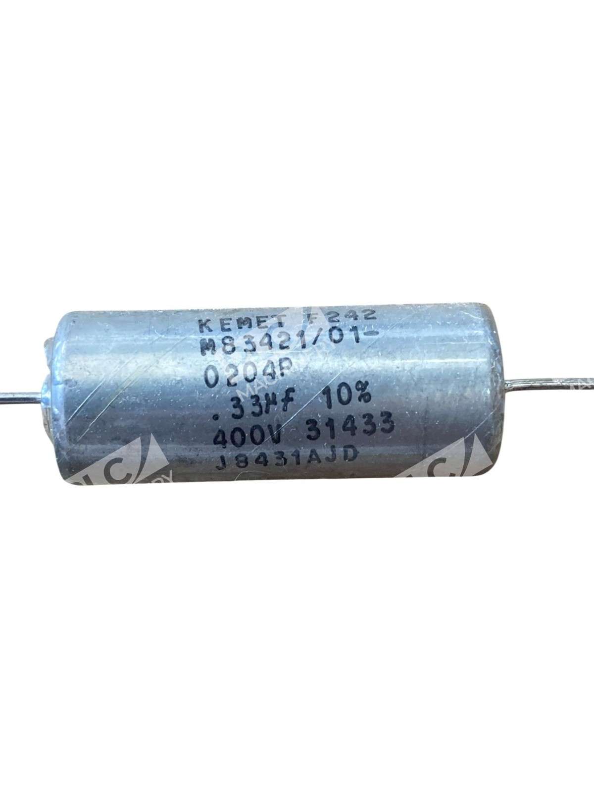 Kemet M83421/01-0204P Military-Grade Film Capacitor F242 series 0.33µF 10% 400V - Image 4