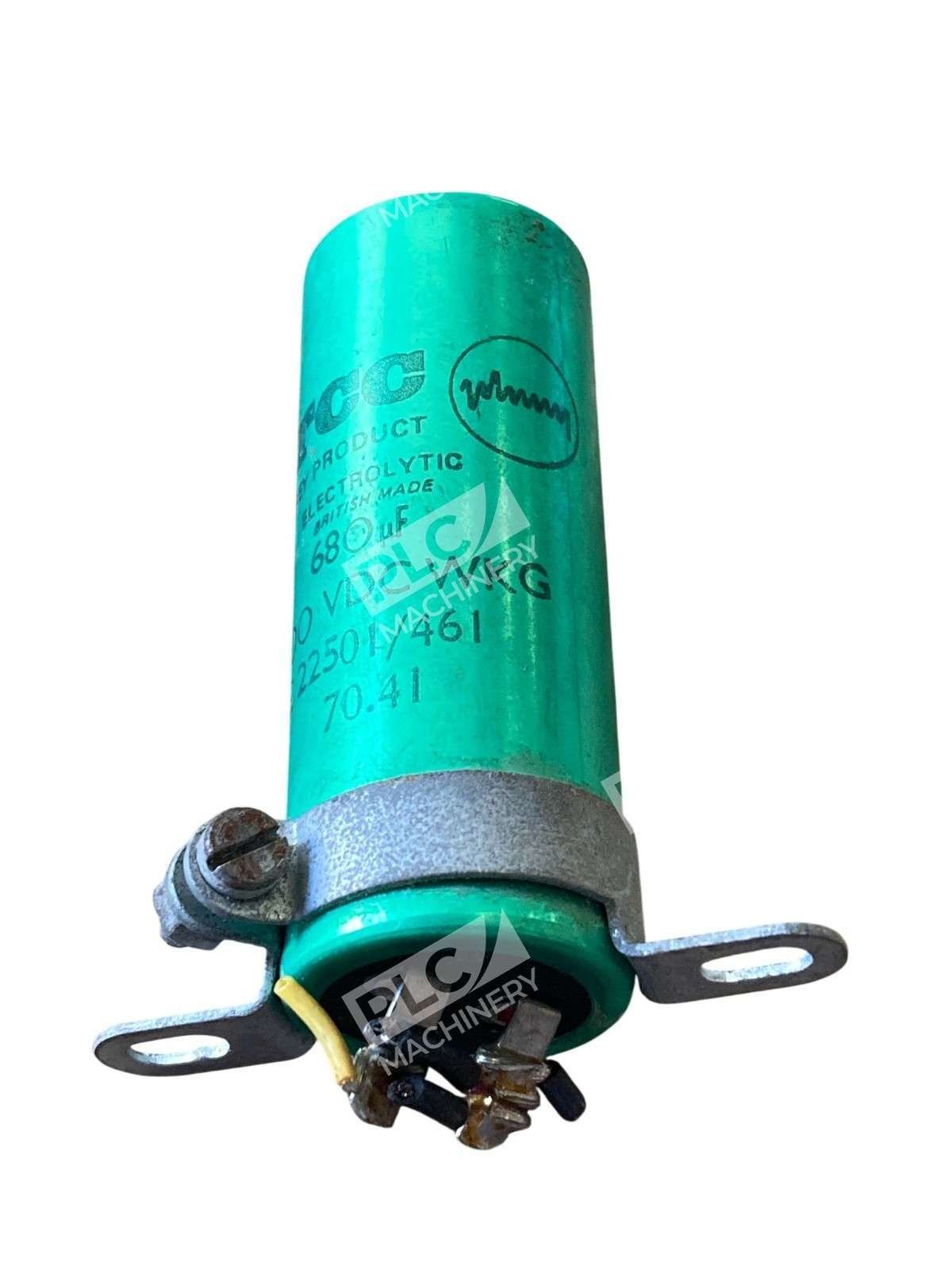TCC Plessey E 22501/461 Electrolytic Capacitor 680 µF 100 VDC - Image 2