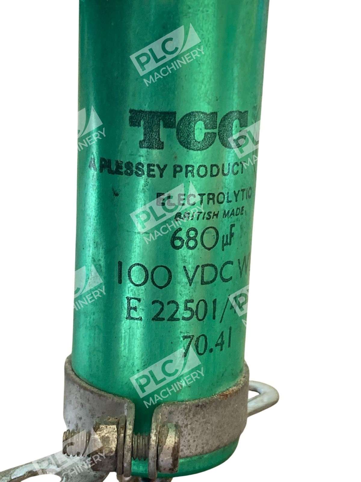 TCC Plessey E 22501/461 Electrolytic Capacitor 680 µF 100 VDC - Image 5