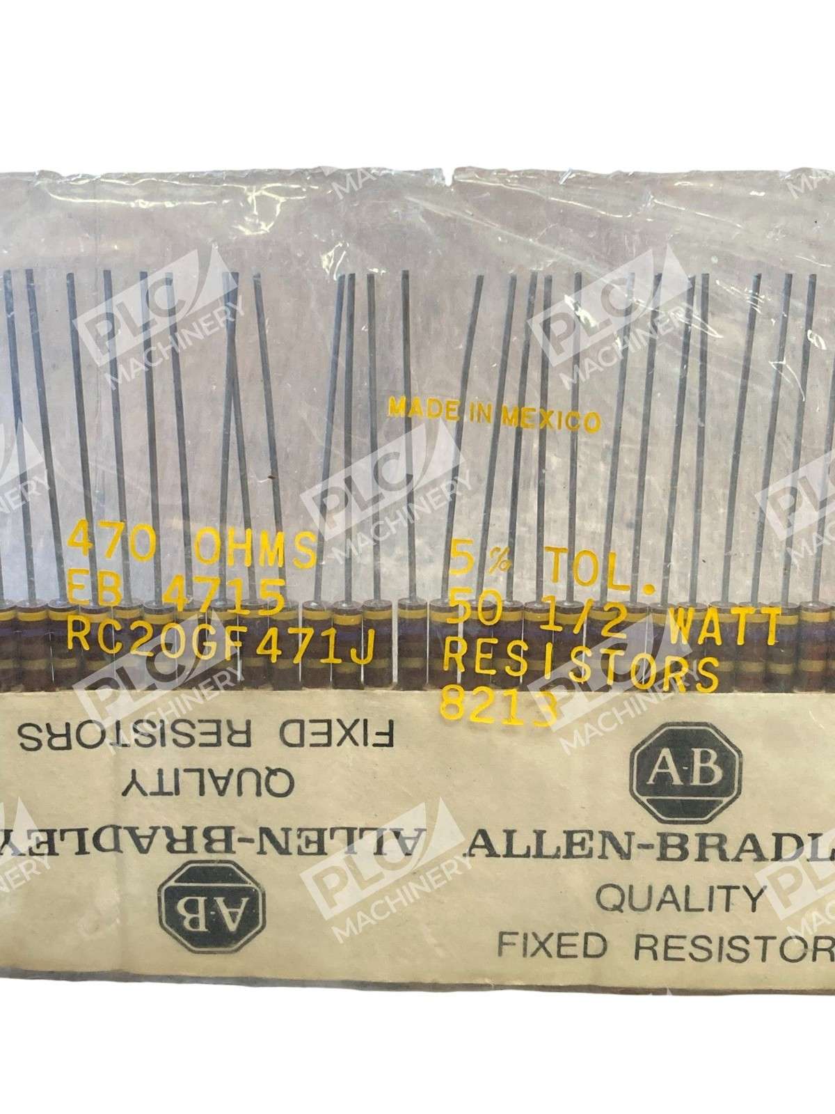 Allen-Bradley RC20GF471J Carbon Composition Resistors 470 Ohms 0.5W 5% - Image 3