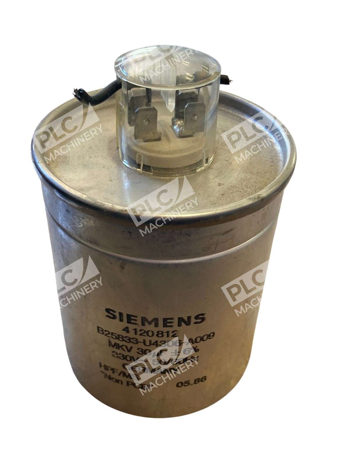 Siemens B25833-U4306-A009 MKV Capacitor 30uF 330V 50/60Hz - Image 5