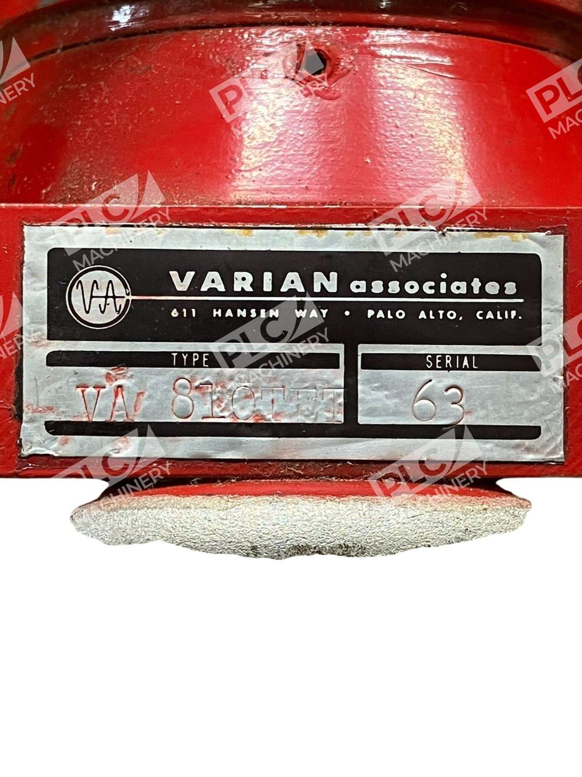 Varian Associates VA-810TET Vacuum Valve Actuator Red Housing Ser. 63 - Image 4