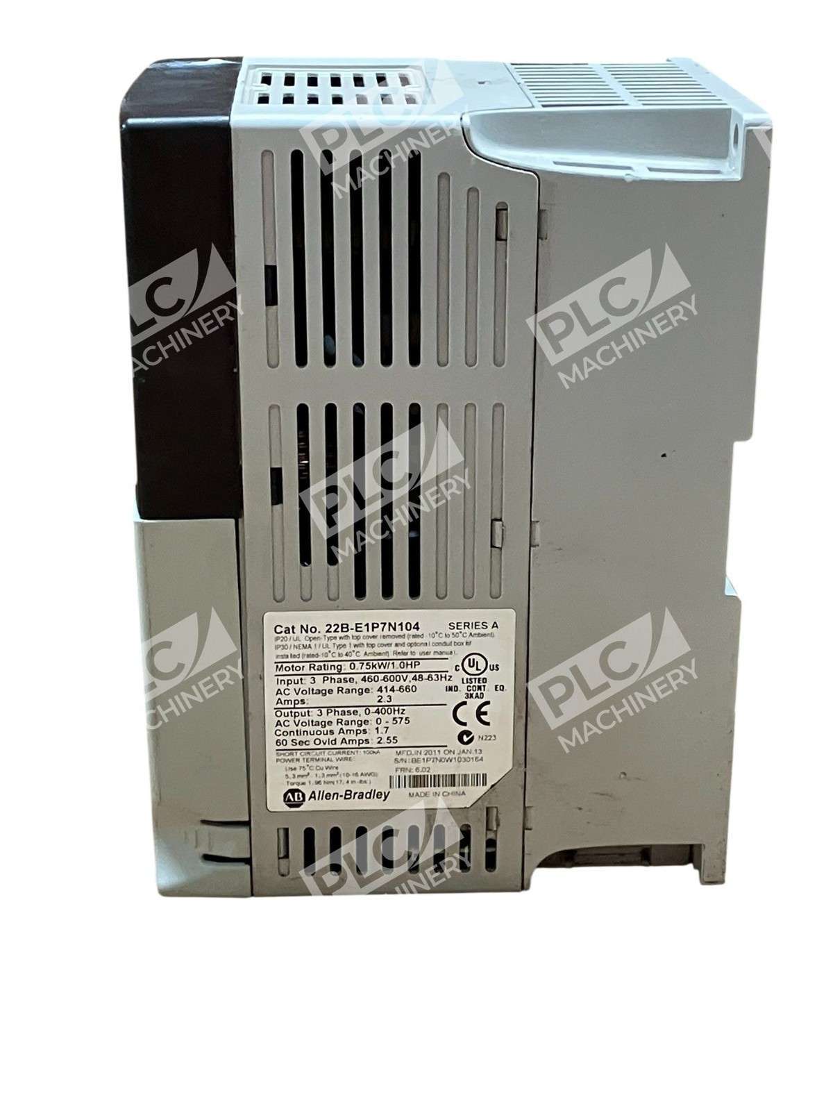 Allen-Bradley 22B-E1P7N104 PowerFlex 40 AC Drive 0.75 kW - Image 6