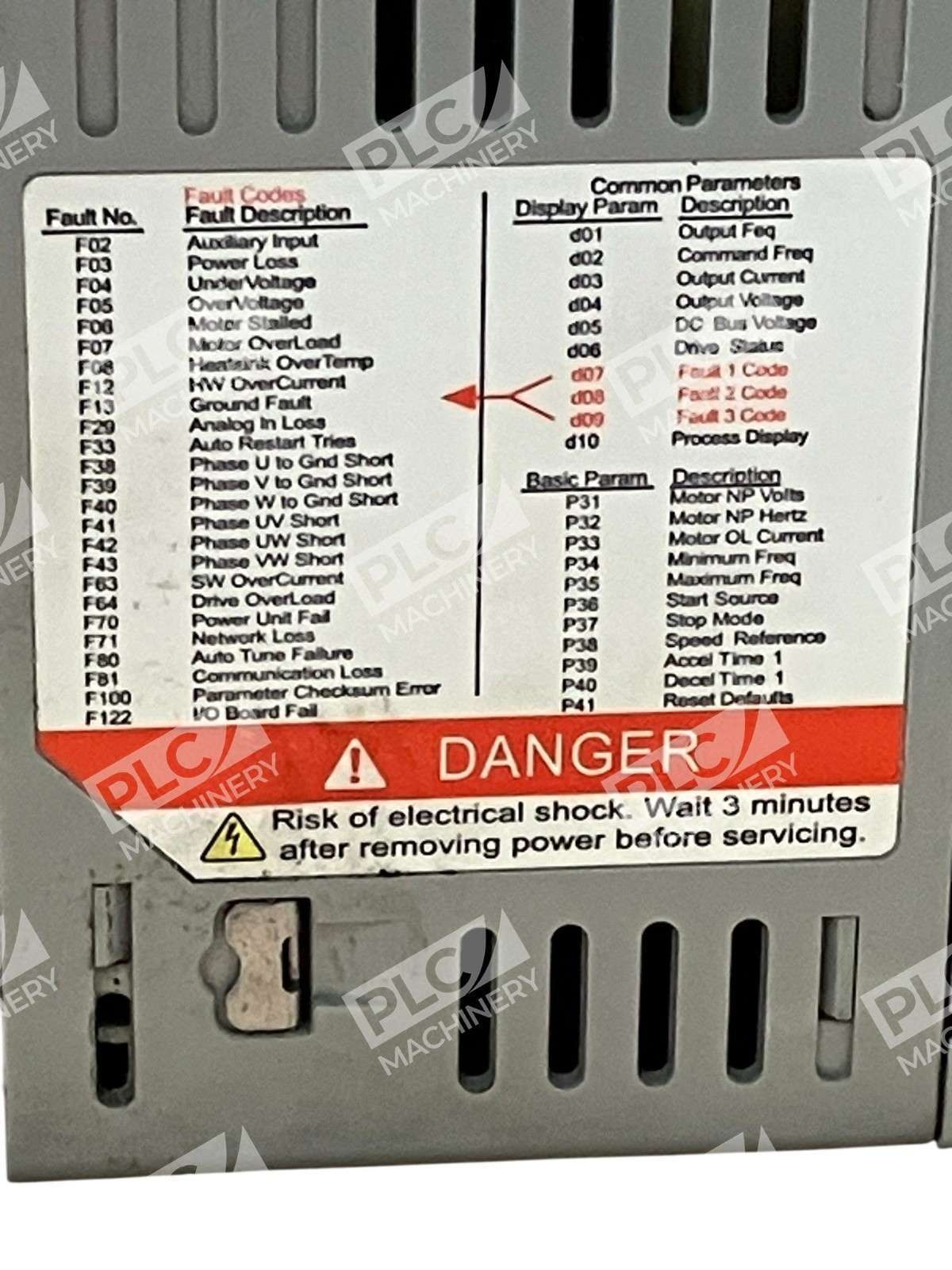 Allen-Bradley 22B-E1P7N104 PowerFlex 40 AC Drive 0.75 kW - Image 4