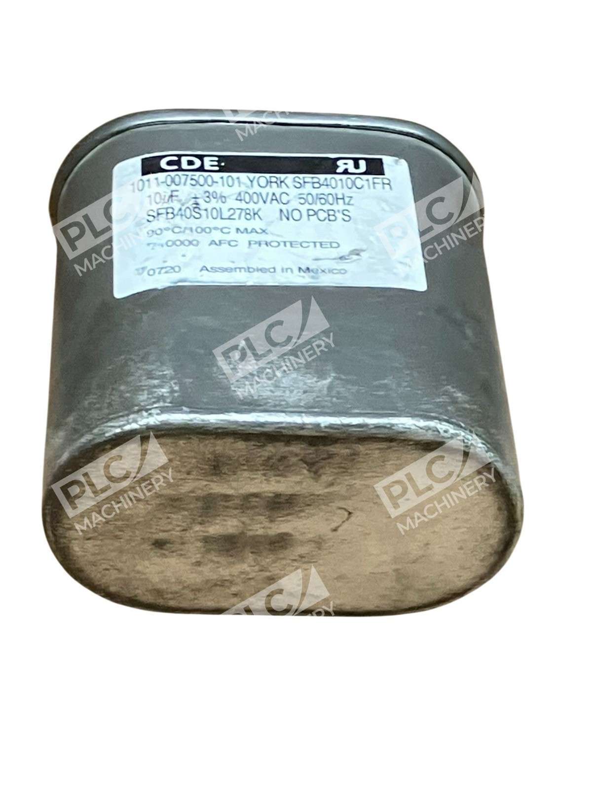 Cornell Dubilier Electronics SFB40S10L278K Run Capacitor 1011-007500-101 10�F - Image 7