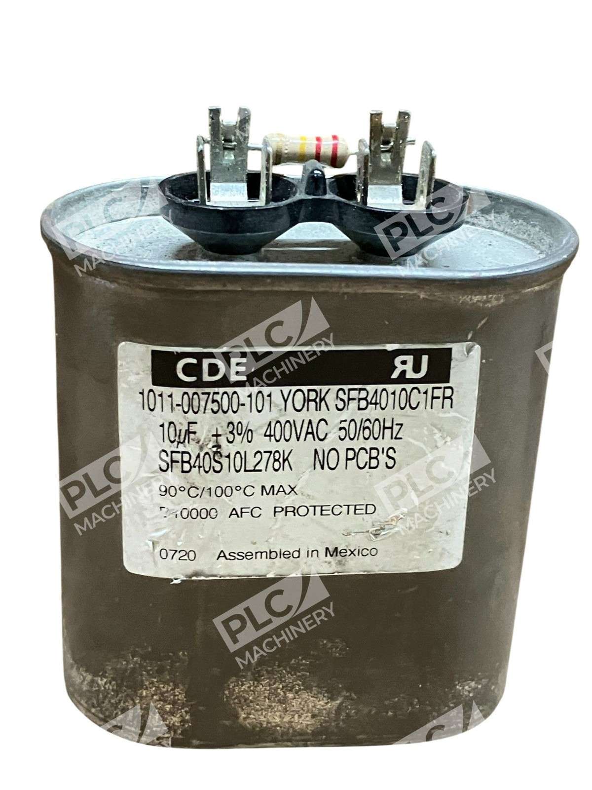 Cornell Dubilier Electronics SFB40S10L278K - Cornell Dubilier Electronics SFB40S10L278K Run Capacitor 101