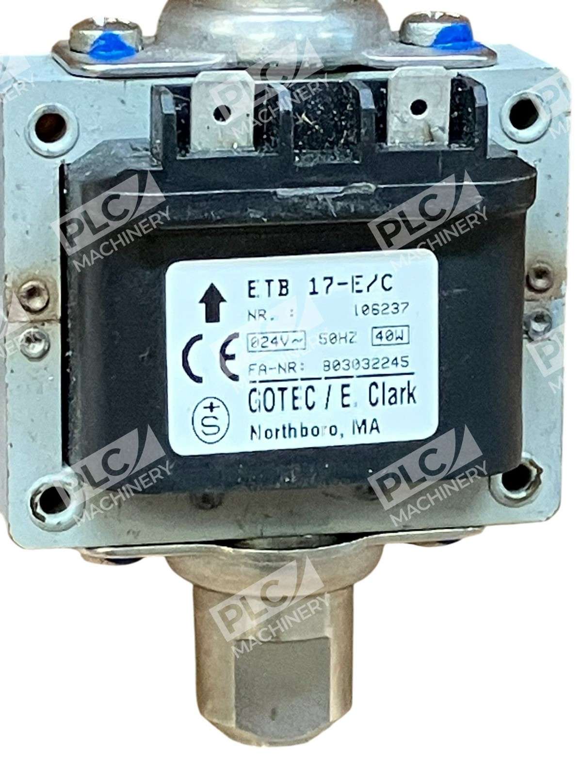 Gotec ETB 17-E/C Solenoid Piston Pump 24VAC 50/60Hz 40W - Image 3