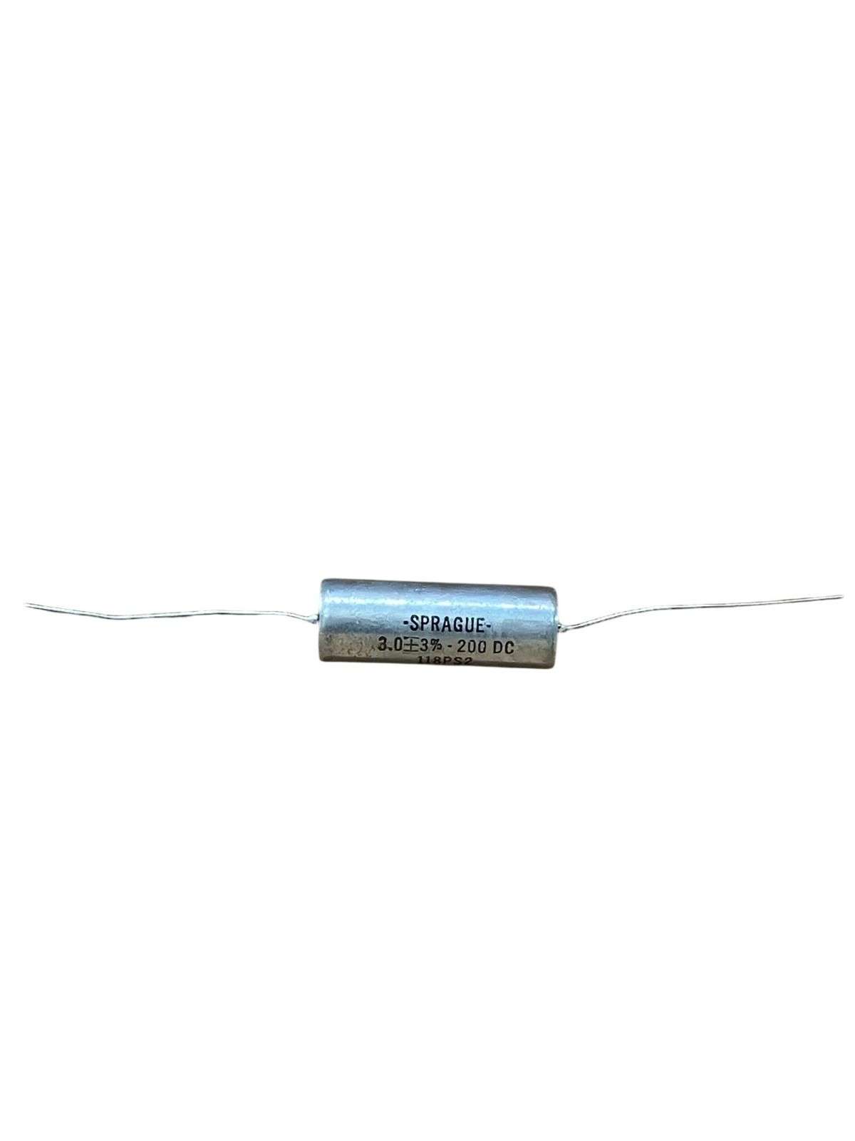 Sprague 118PS2 - Vintage Sprague 118PS2 Metallized Paper Capacitor 200DC 3.0