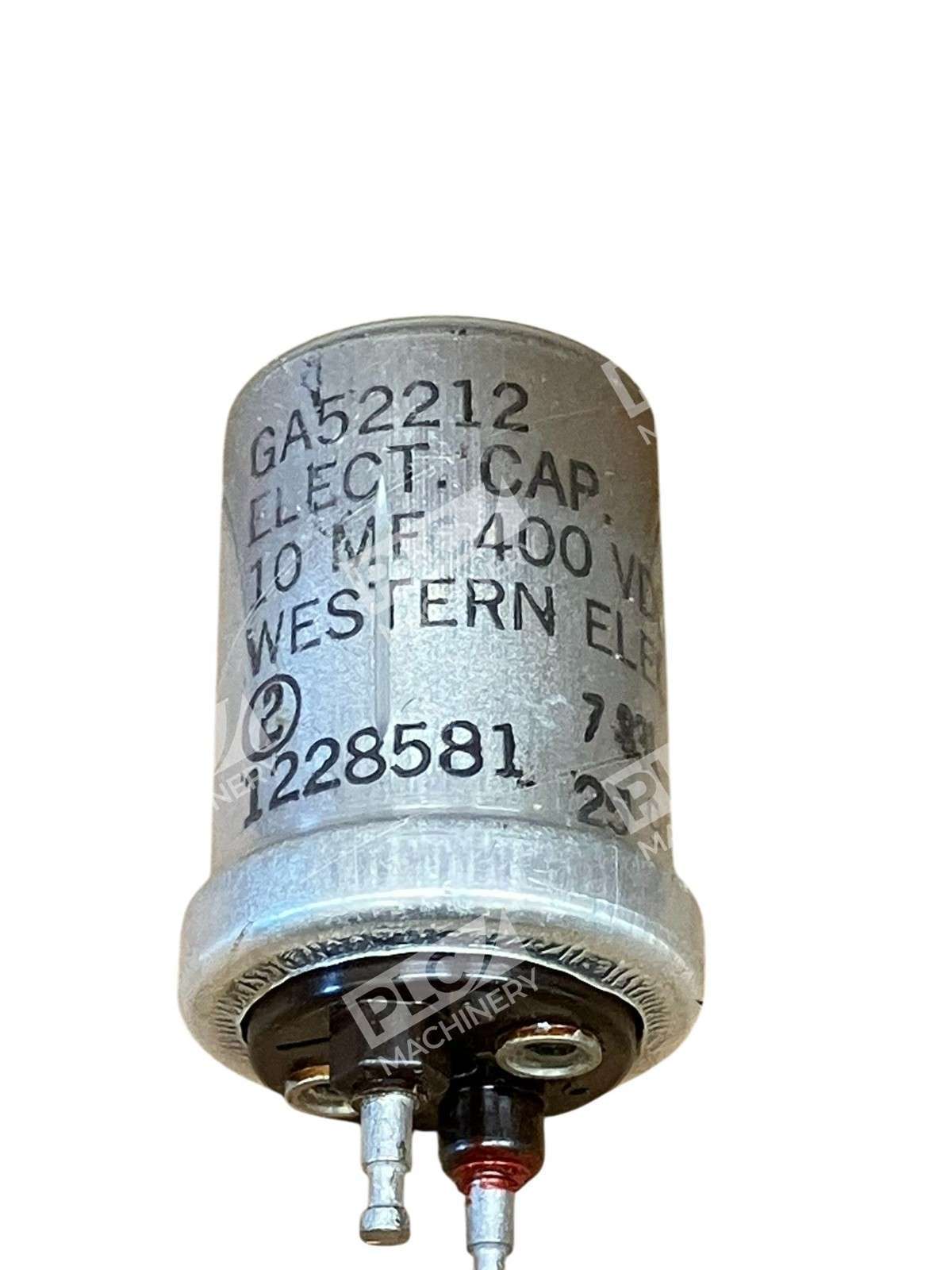 Western Electric GA52212 Electrolytic Capacitor 10MF 400VDC - Image 4
