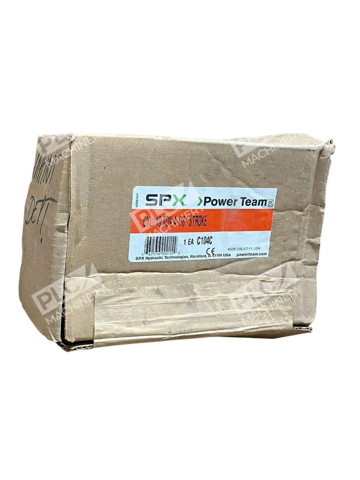 SPX Power Team C104C Model B 11-Ton Single-Acting Hydraulic Cylinder - Image 2