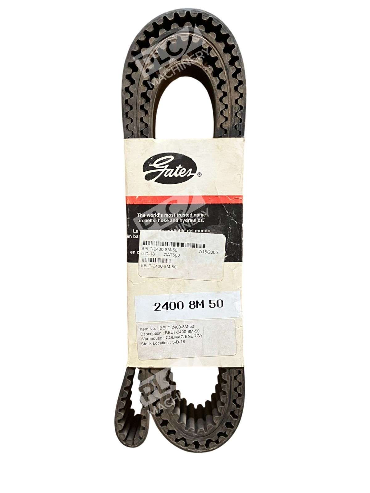 Gates 2400-8M-50 PowerGrip HTD Metric Timing Heavy-Duty Belt - Image 7