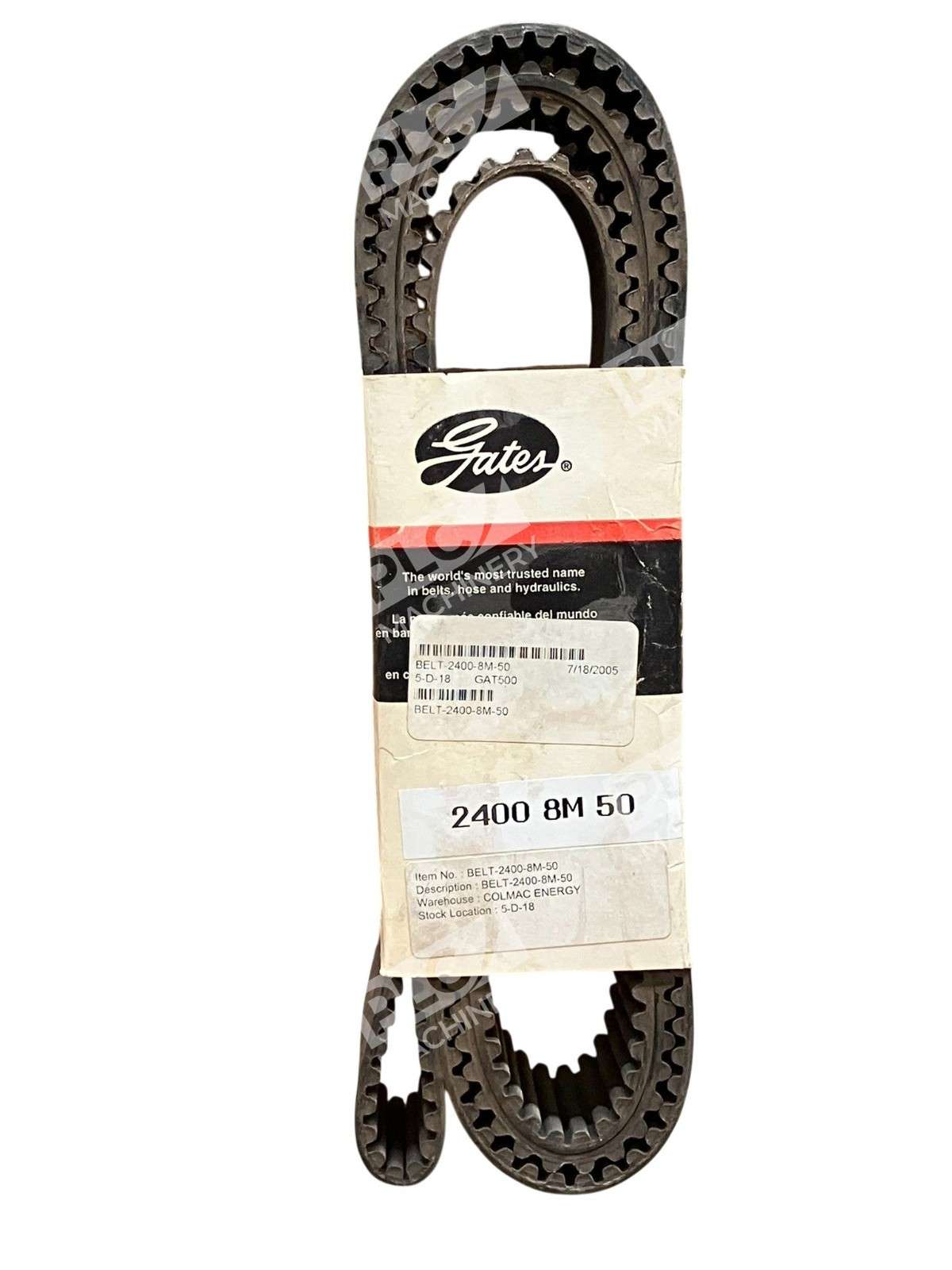Gates 2400-8M-50 - Gates 2400-8M-50 PowerGrip HTD Metric Timing Heavy-Duty Belt