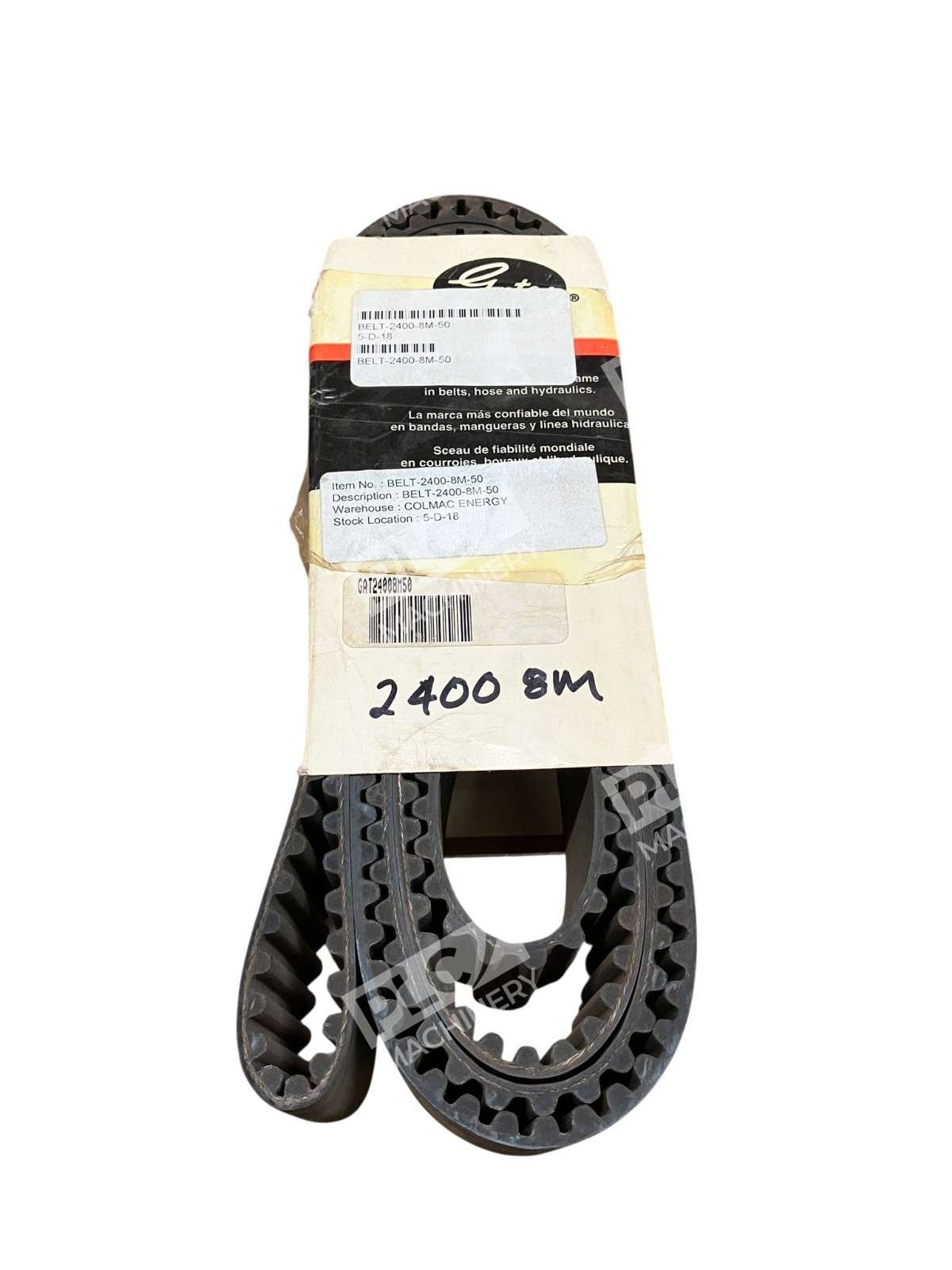 Gates 2400-8M - Gates 2400-8M PowerGrip Synchronous HTD Metric Timing Belt