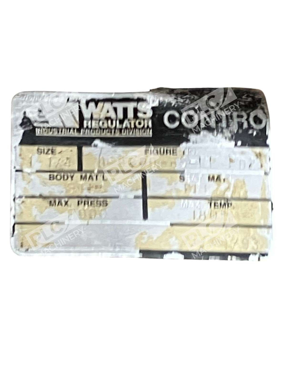 Watts Regulator B-3000-BC-FP-PD2 Valve Control - Image 8