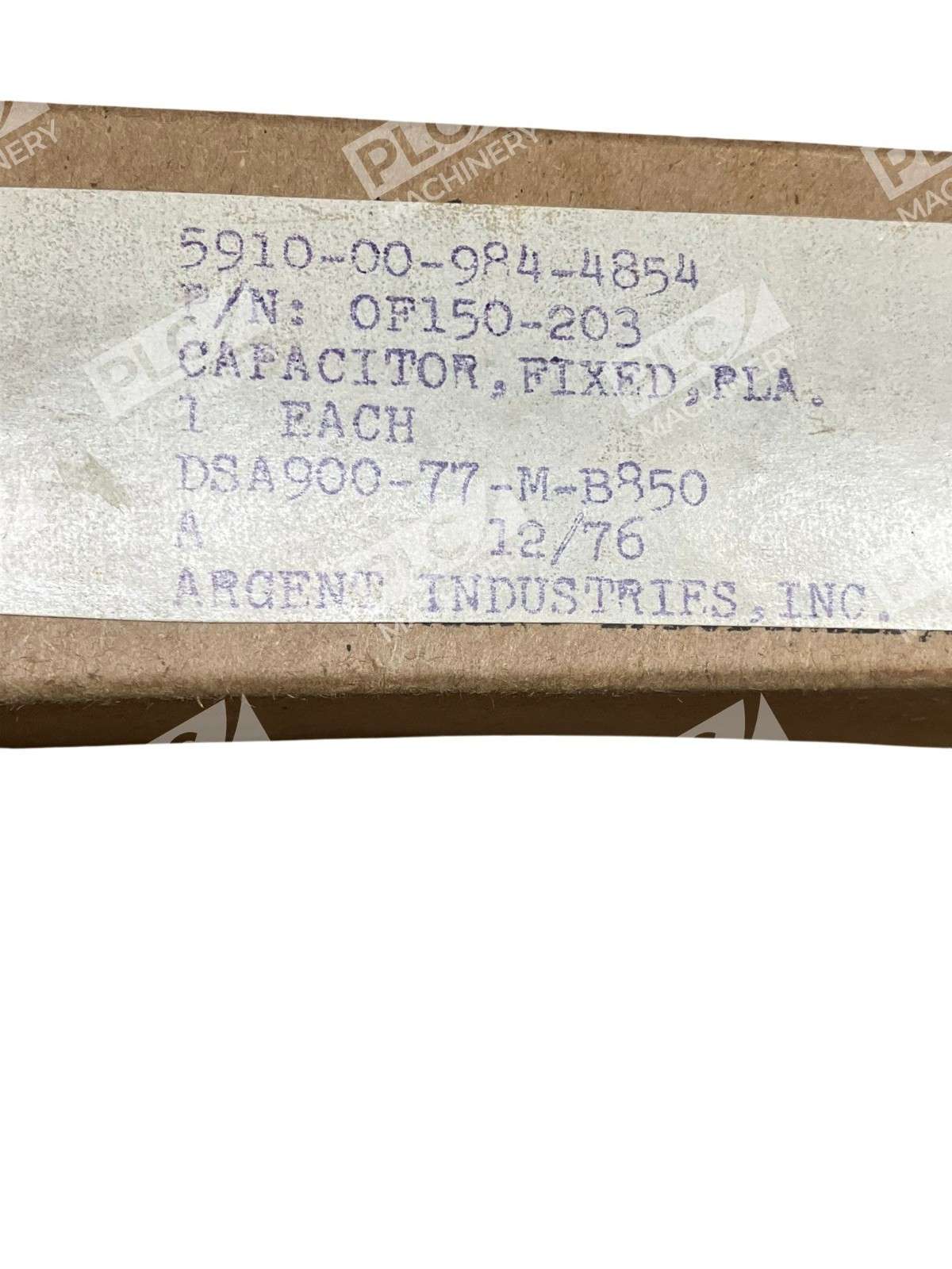 Plastic Capacitors Inc. OF150-203 HV Plastic Capacitor 0.02µF 15kV - Image 3