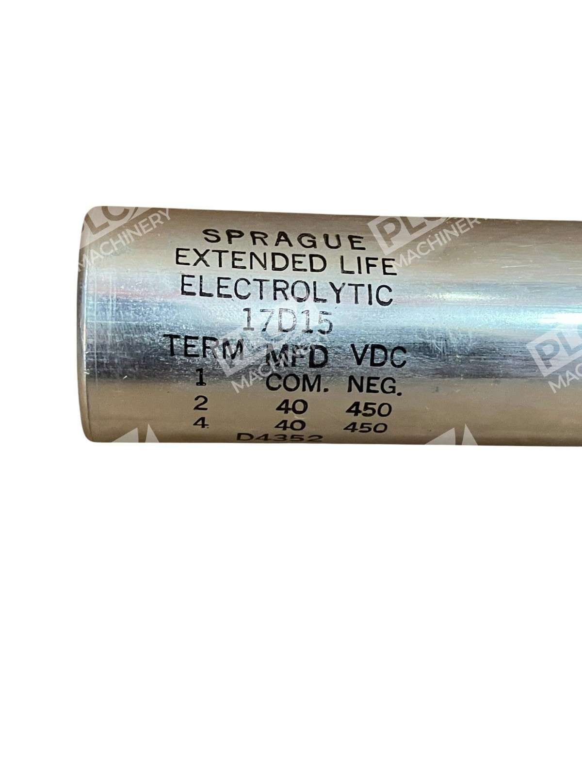 Sprague 17D15 Extended Life Electrolytic Capacitor 40 µF 450 VDC - Image 8