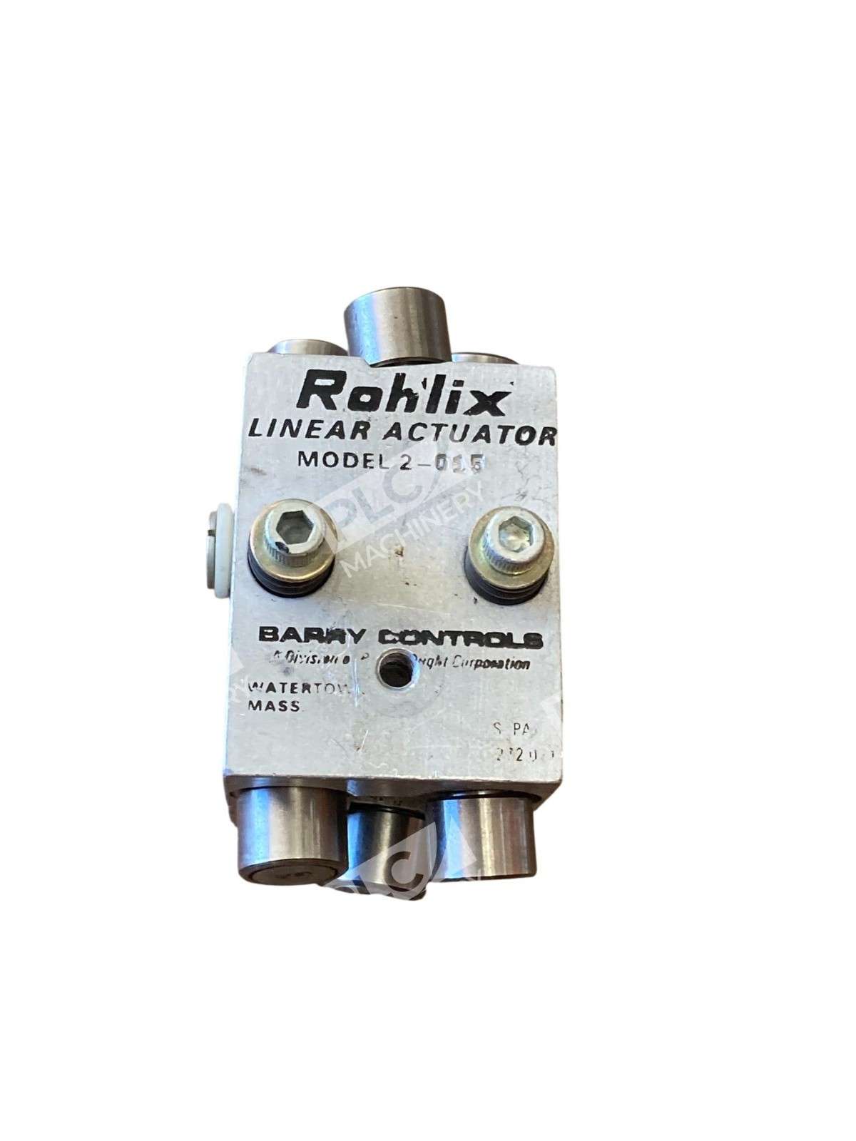 Barry Controls 2-015 - Barry Controls Rohlix 2-015 Linear Actuator Threadless Screw