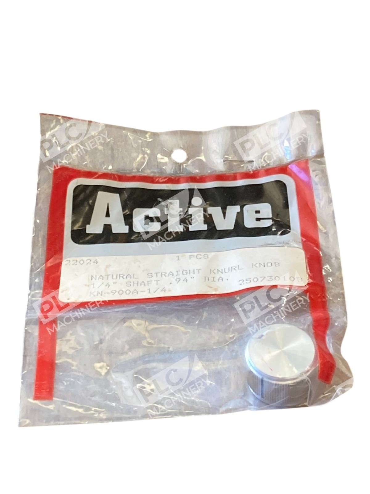 Active KN-900A-1/4 - Active KN-900A-1/4 Natural Straight Knurl Knob 1/4" Shaft 94