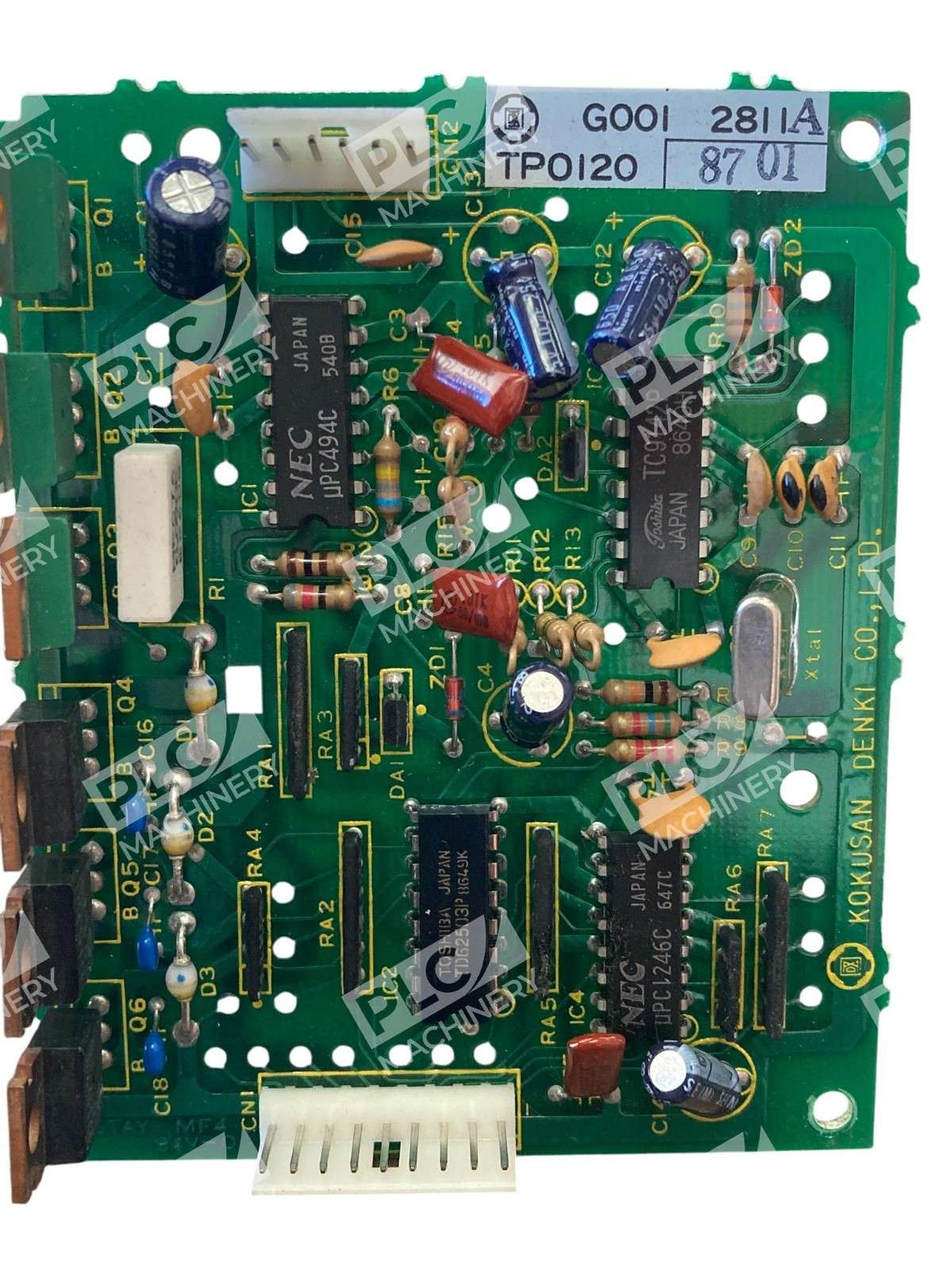Kokusan Denki TP0120 Printed Circuit Board 2811A - Image 5