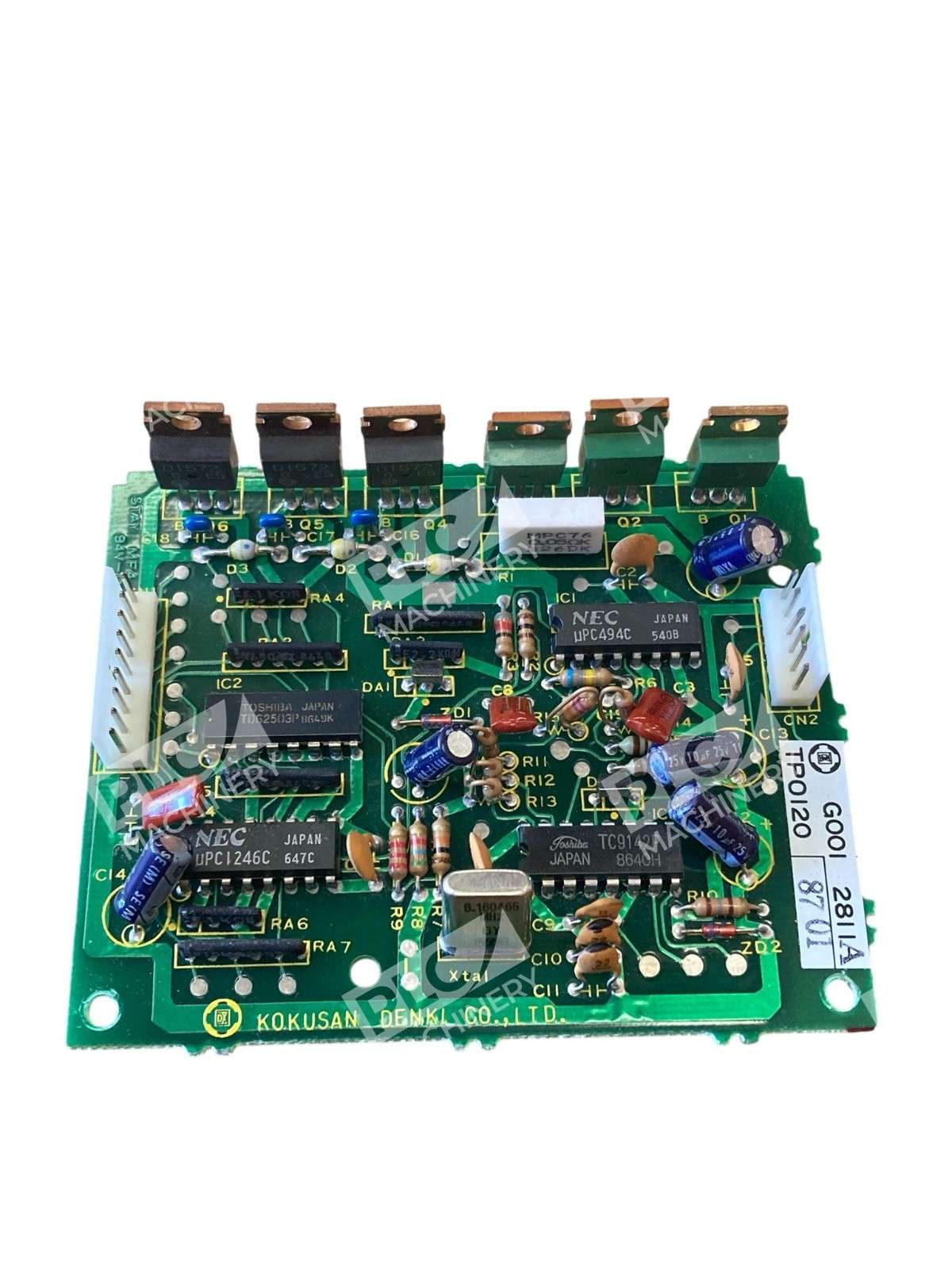 Kokusan TP0120 - Kokusan Denki TP0120 Printed Circuit Board 2811A