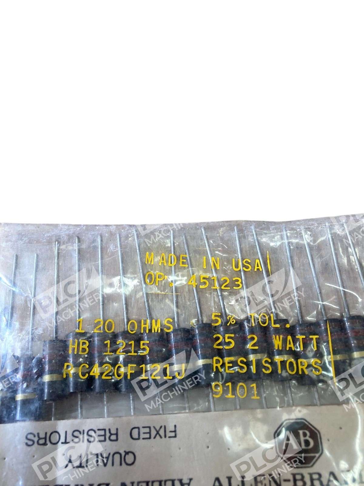 Allen Bradley RC42GF121J Fixed Carbon Comp Resistors Rockwell Automation - Image 5