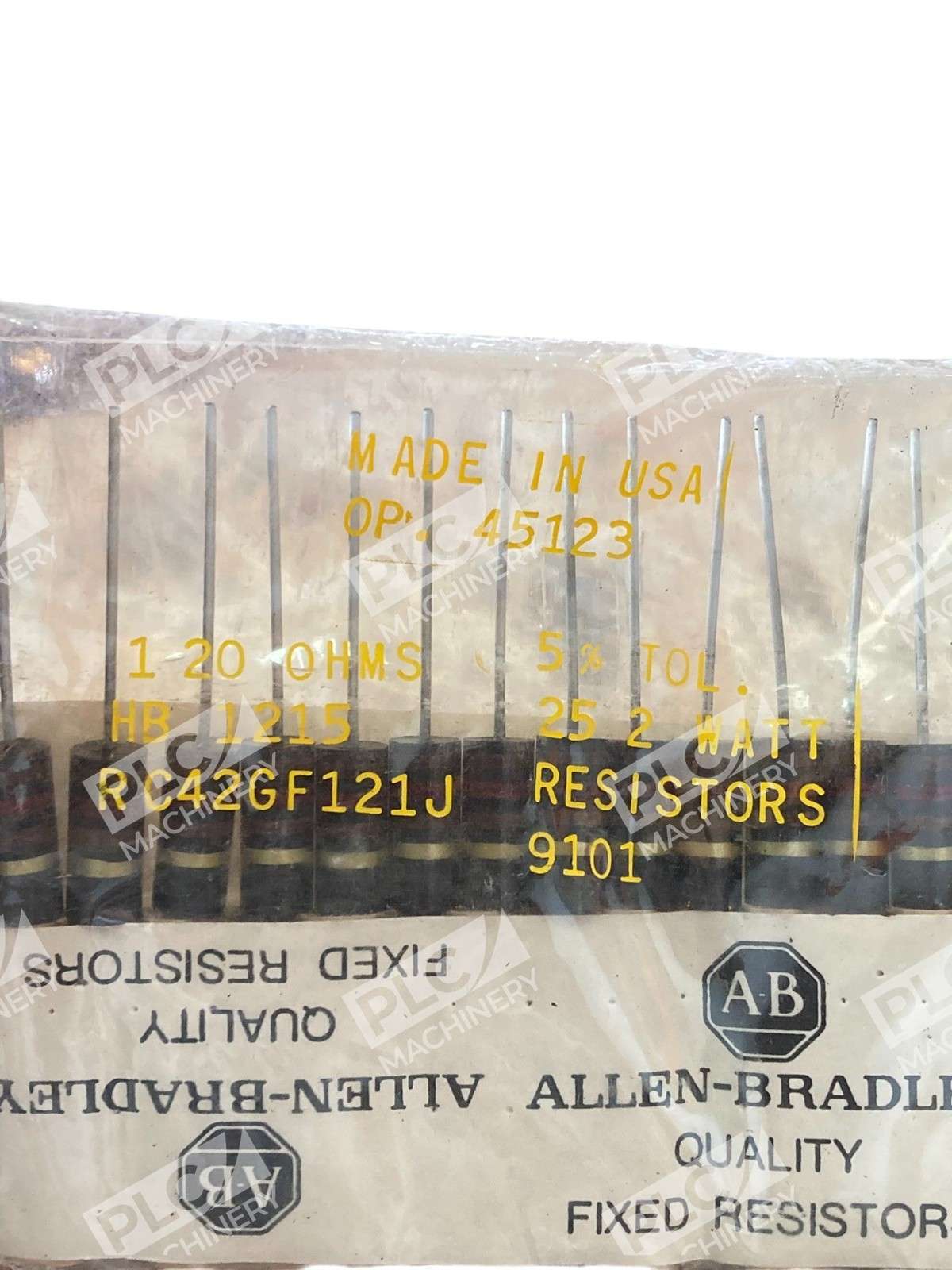 Allen Bradley RC42GF121J Fixed Carbon Comp Resistors Rockwell Automation - Image 6