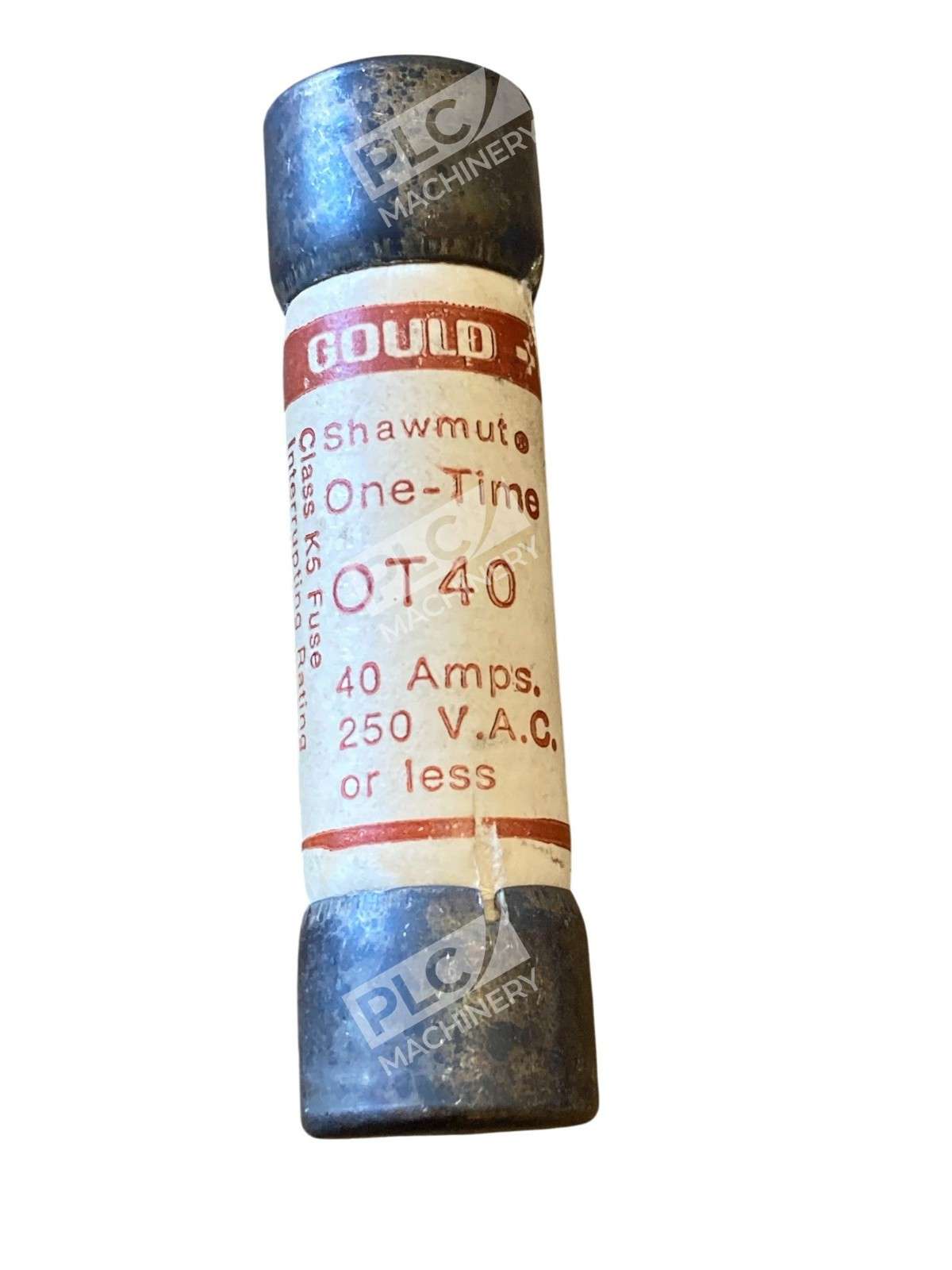 Gould Shawmut OT40 One-Time Fuse 40A 250V Class K5 Fast ActingLots of 6 - Image 4