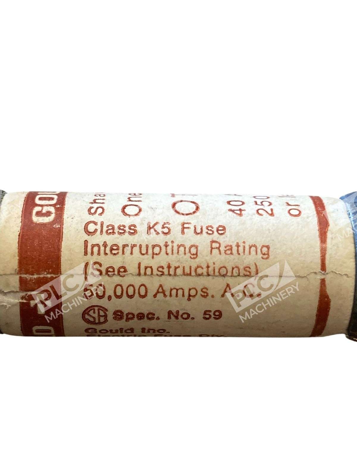Gould Shawmut OT40 One-Time Fuse 40A 250V Class K5 Fast ActingLots of 6 - Image 5