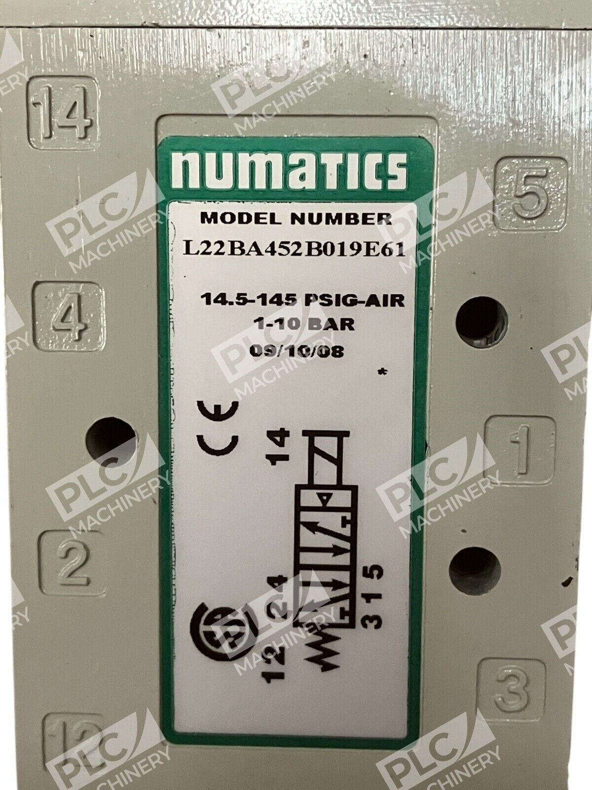 Numatics ASCO 226-749B 2 Position 4 Way Valve L22BA452B019E61 - Image 3