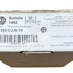 Allen Bradley 1492-CJJ6-10 - Allen Bradley AB Center Jumper 1492-CJJ6-10 /A (Box of 20)