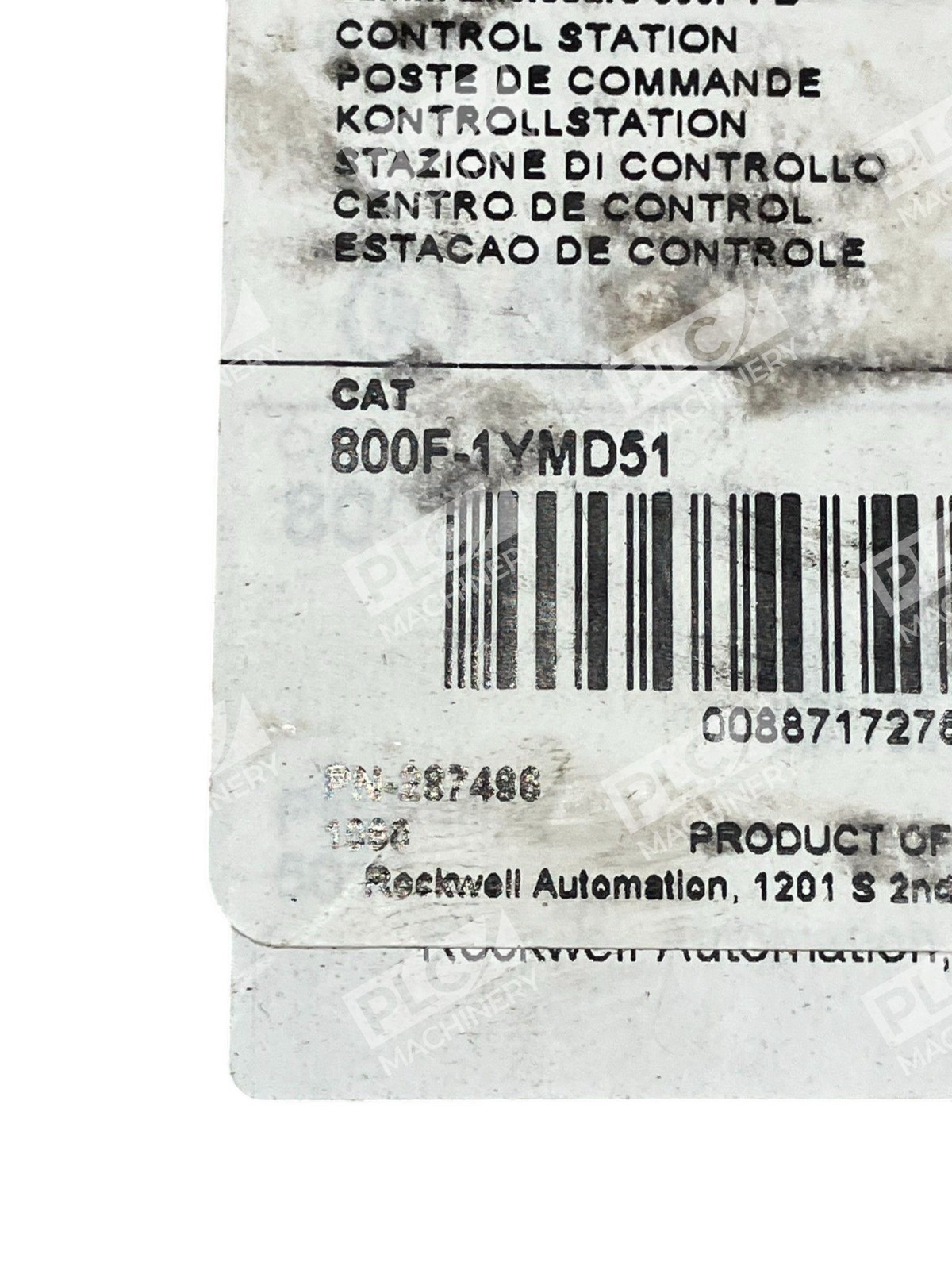 Allen Bradley 800F-1YM3 Sealed Allen-Bradley AB 22mm Enclosure Rockwell - Image 3
