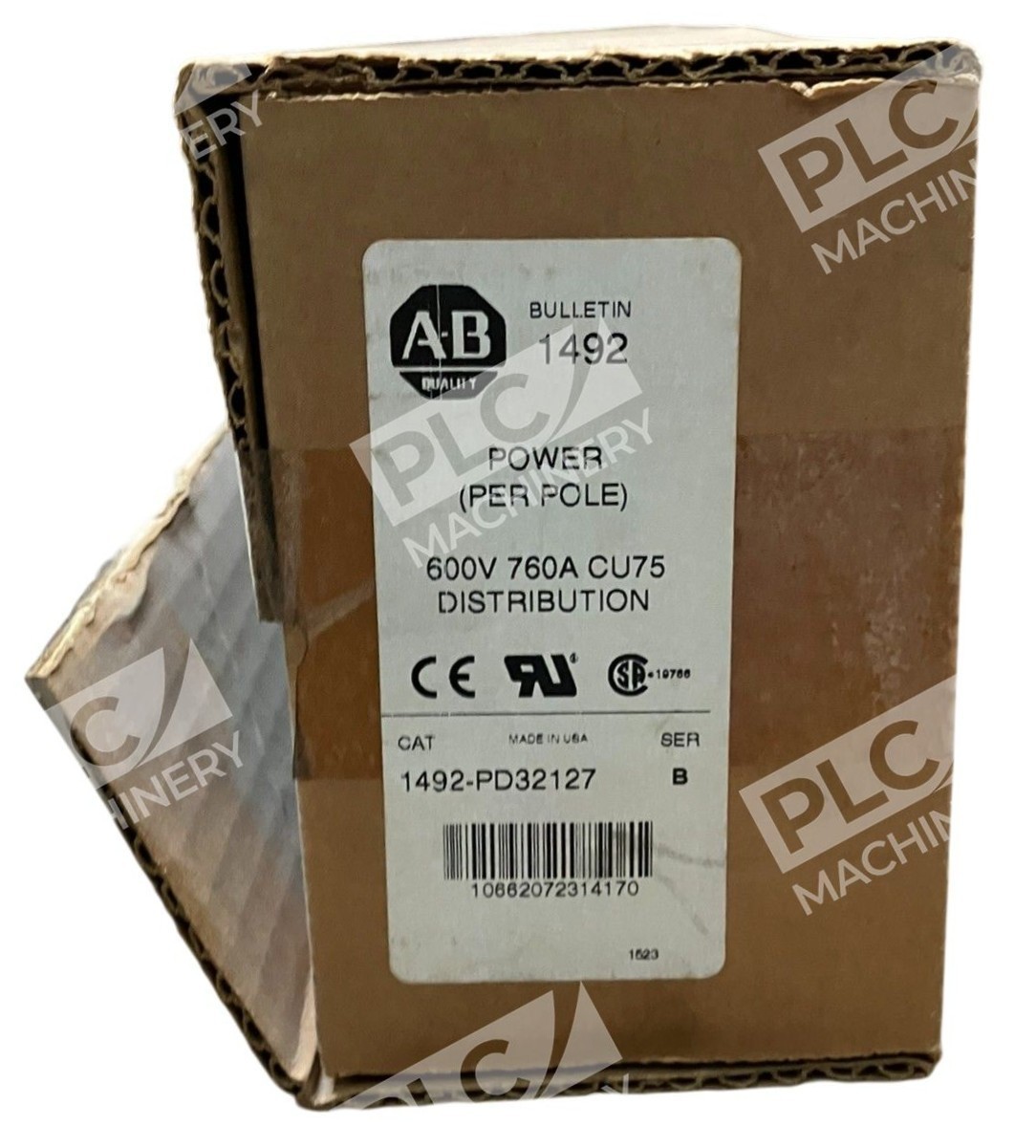 Allen Bradley 1492-PD32127 - Allen Bradley AB 600V 760A CU75 Distribution Power Per Pole