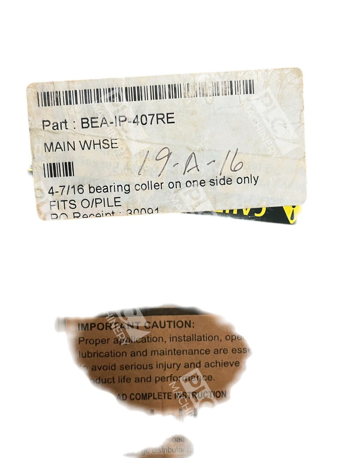 P4B-IP-407RE - Dodge - Imperial Solid Pillow Block Roller Bearing Unit 069552 - Image 4