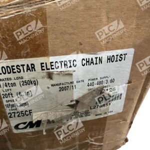 CM 2725CF - CM 1/4Ton 20Ft 16fpm Lodestar Electric Chain Host 2725CF