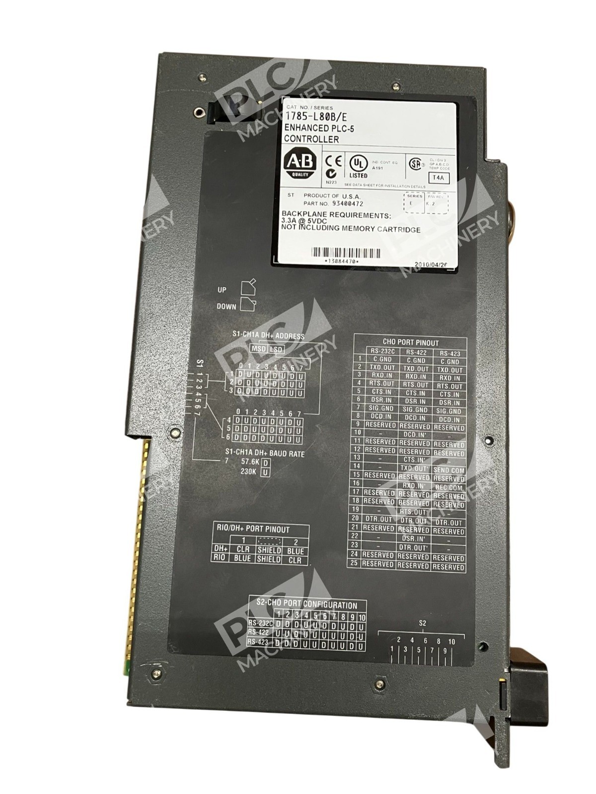 Allen Bradley 1785-L80B - Allen Bradley AB Enhanced PLC-5 Controller 1785-L80B /E