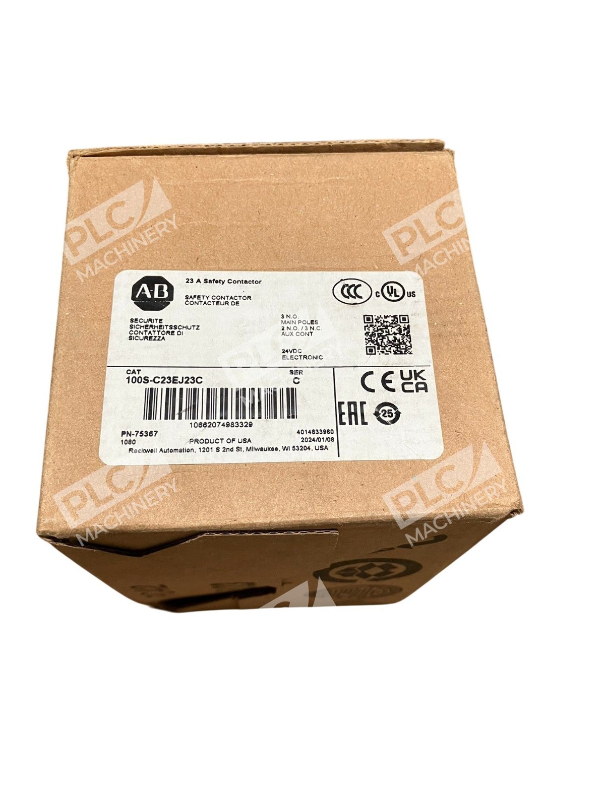 Allen Bradley AB Safety Contactor Securite 100S-C23EJ23C /C - Image 3