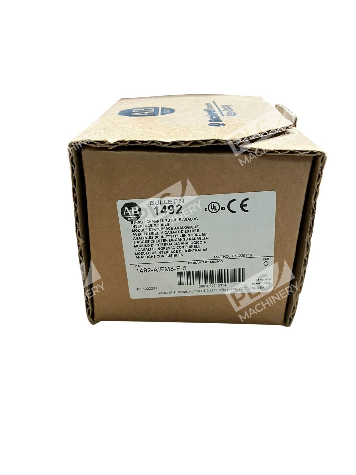 Allen Bradley AB 8 Input Channel Fusible Analog 1492-AIFM8-F-5 /C