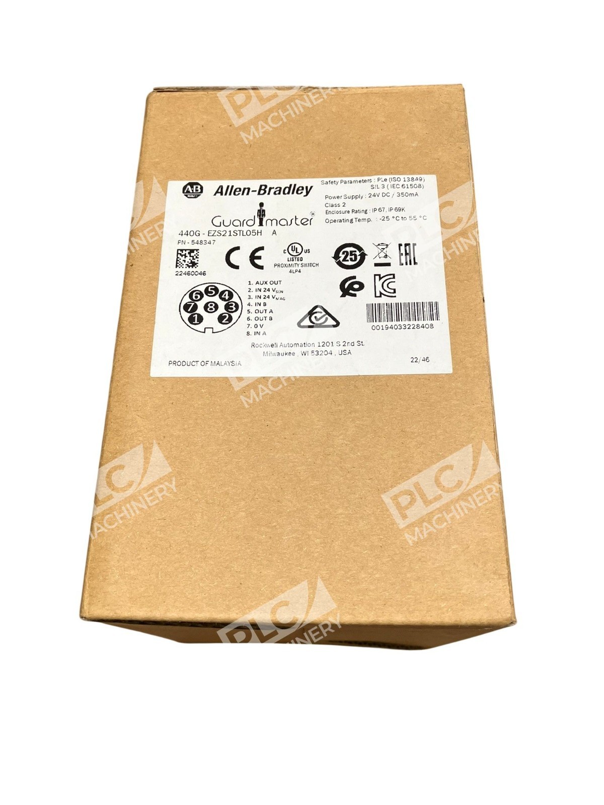 Allen Bradley 440G-EZS21STL05H - Allen Bradley 548347 AB Guardmaster 440G-EZS21STL05H /A