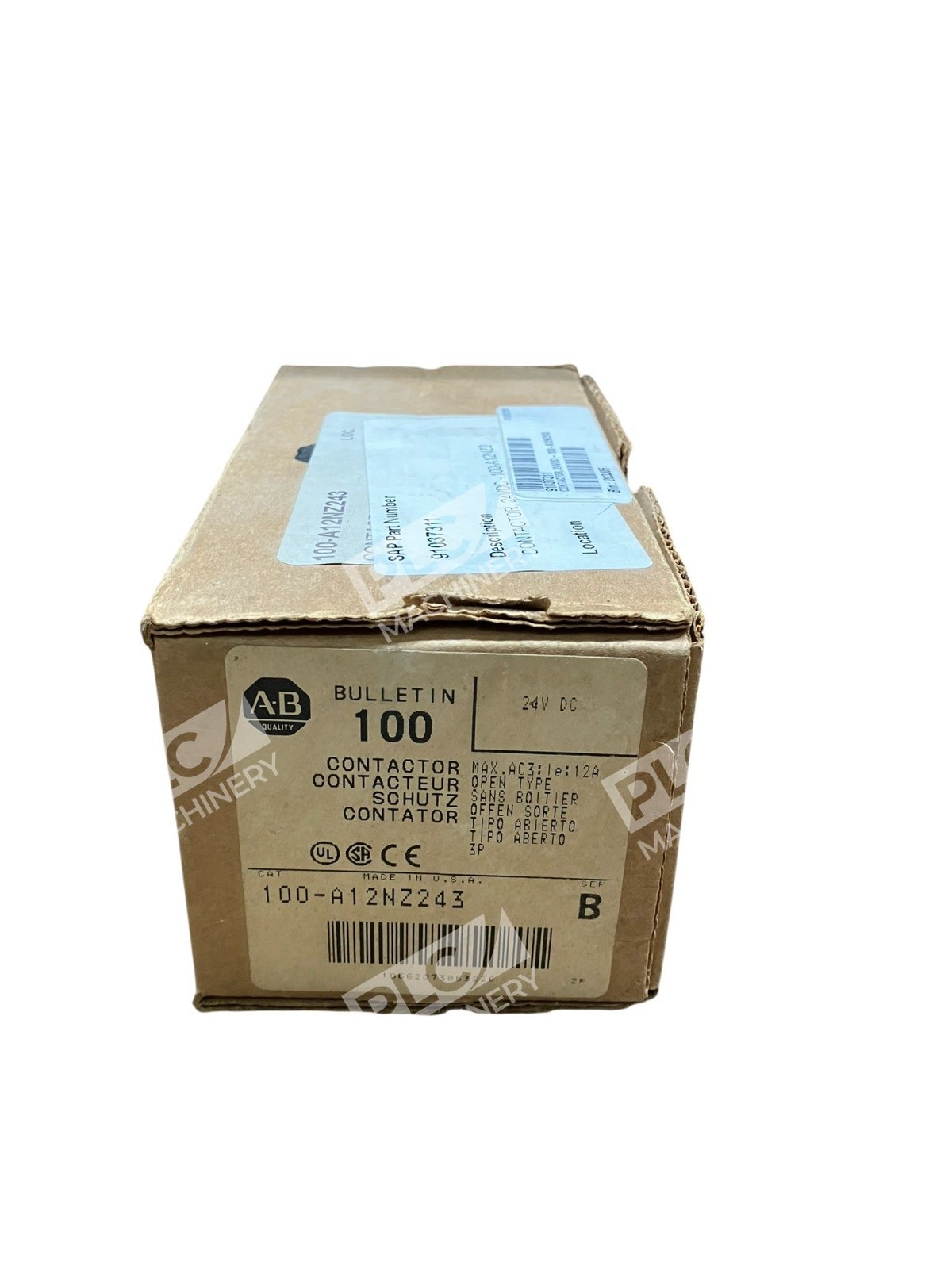 Allen Bradley AB 24VDC Contactor 100-A12NZ243 /B - Image 5