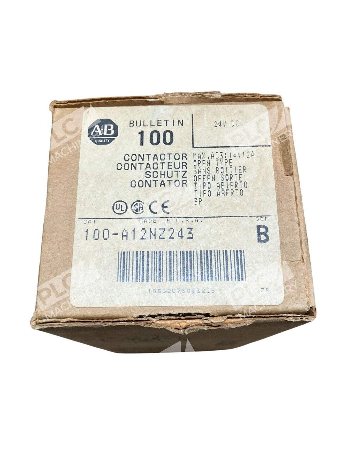 Allen Bradley AB 24VDC Contactor 100-A12NZ243 /B - Image 2