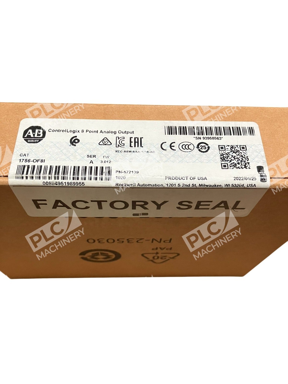 Allen Bradley 1756-OF8I Sealed Allen-Bradley AB ControlLogix 8 Rockwell - Image 3