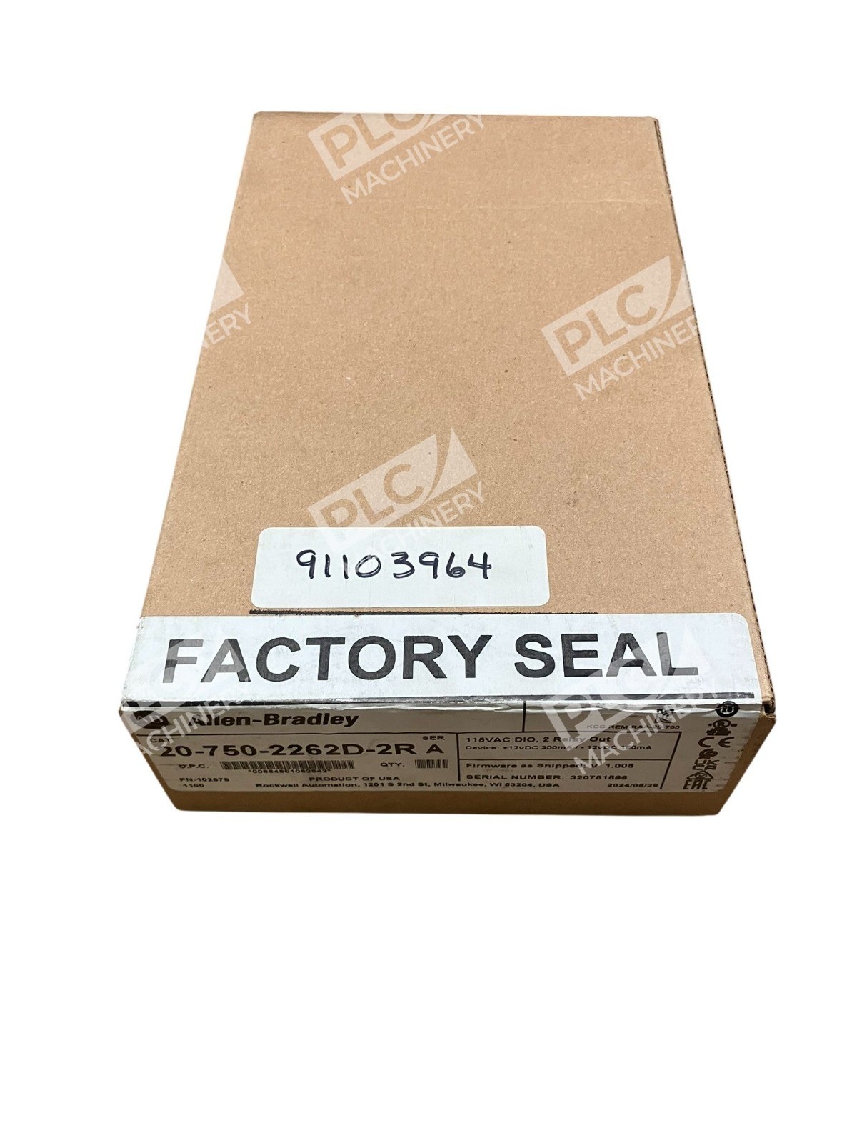 Allen Bradley 20-750-2262D-2R PowerFlex 750 Series A AB 115VAC DIO 2 Relay - Image 4