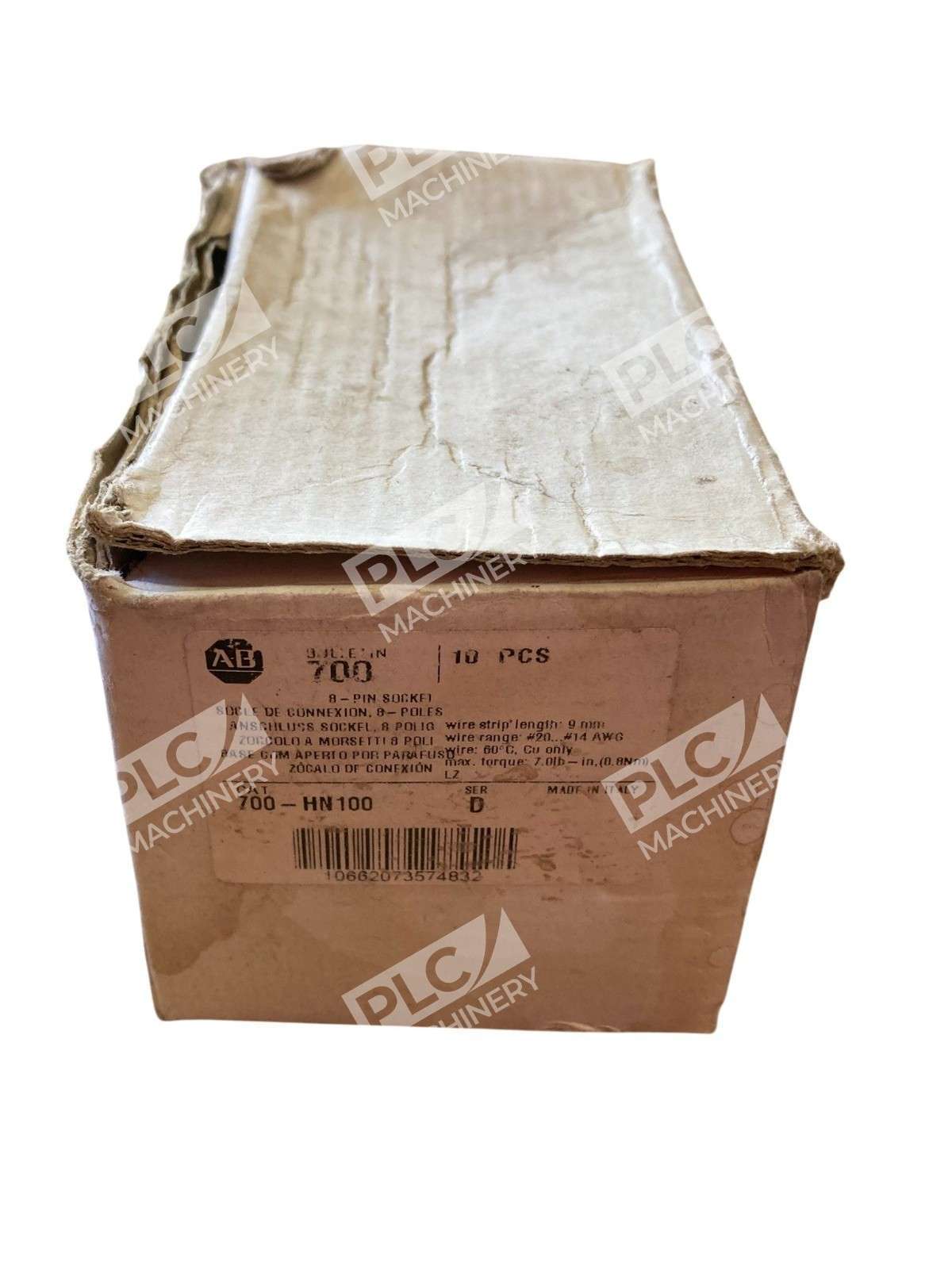 Allen Bradley 700-HN100 - Allen Bradley AB 8 Pin Socket 700-HN100 /D (Box of 6)