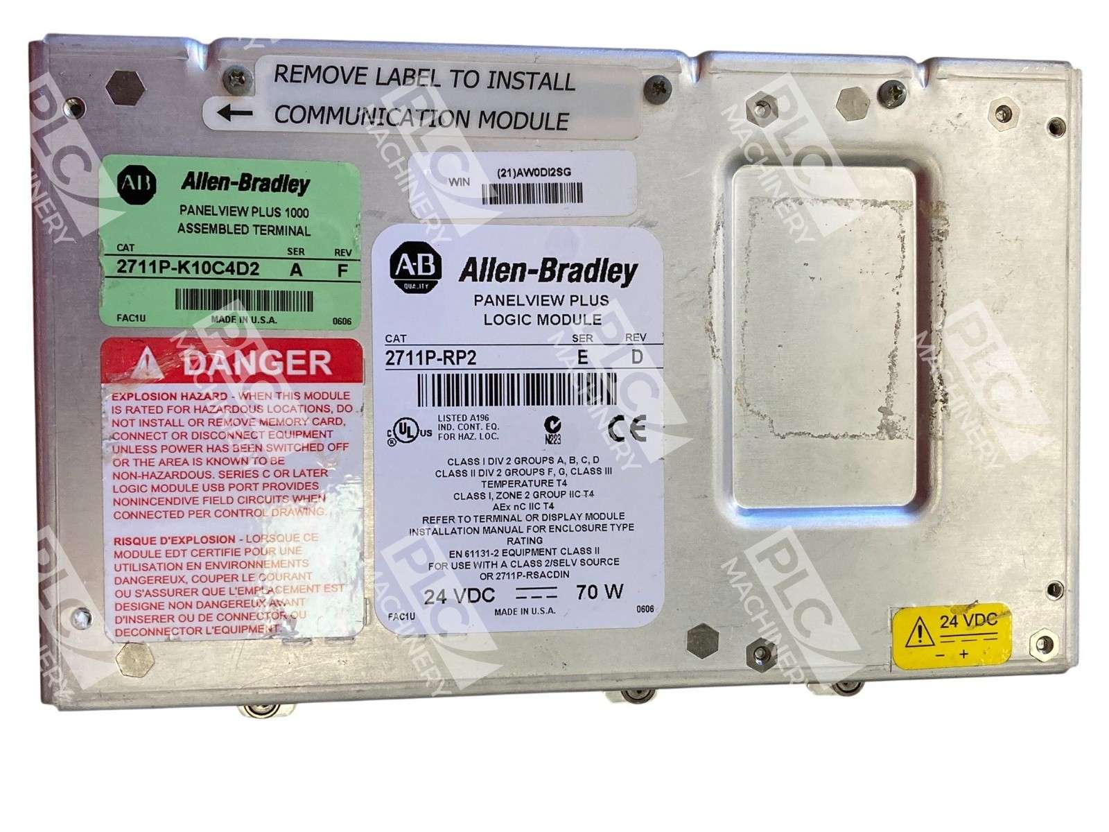 Allen Bradley AB PanelView Plus 1000 Assembled Terminal 2711P-K10C4D2 /A - Image 5