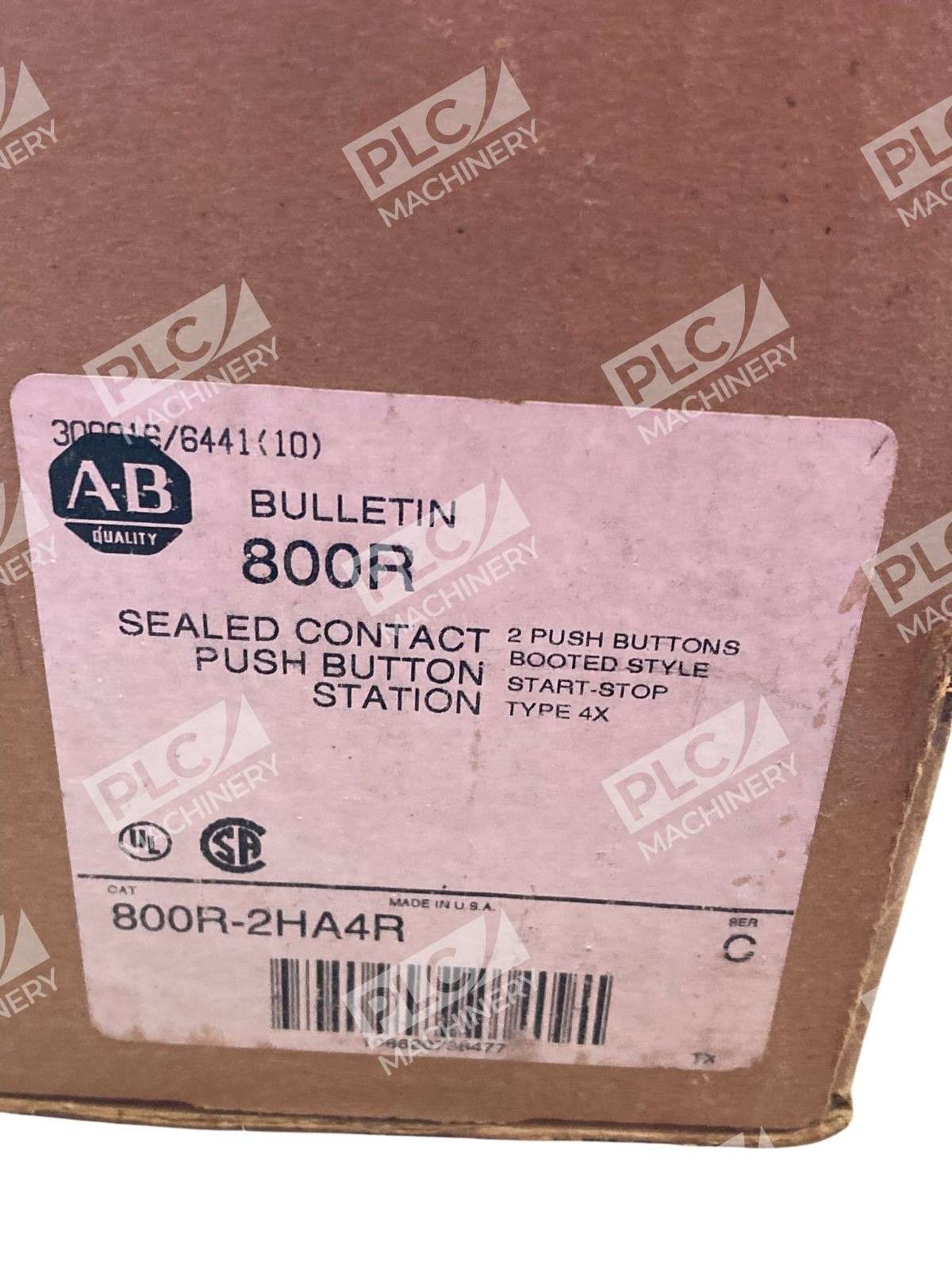 Allen Bradley AB 800R Sealed Contact Push Button Station 800R-2HA4R /C - Image 3