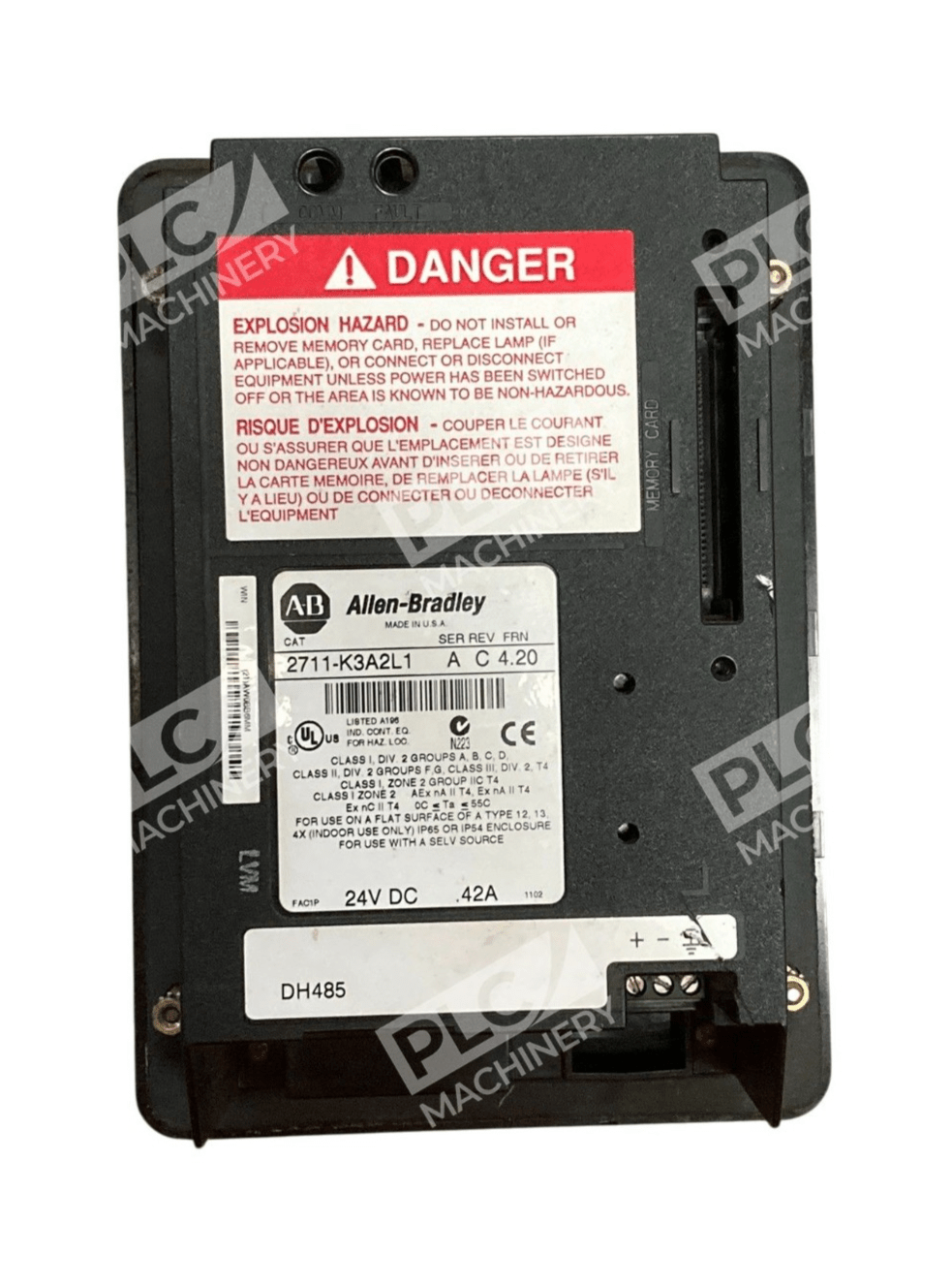 Allen Bradley AB PanelView 300 Interface 2711-K3A2L1 /A - Image 4