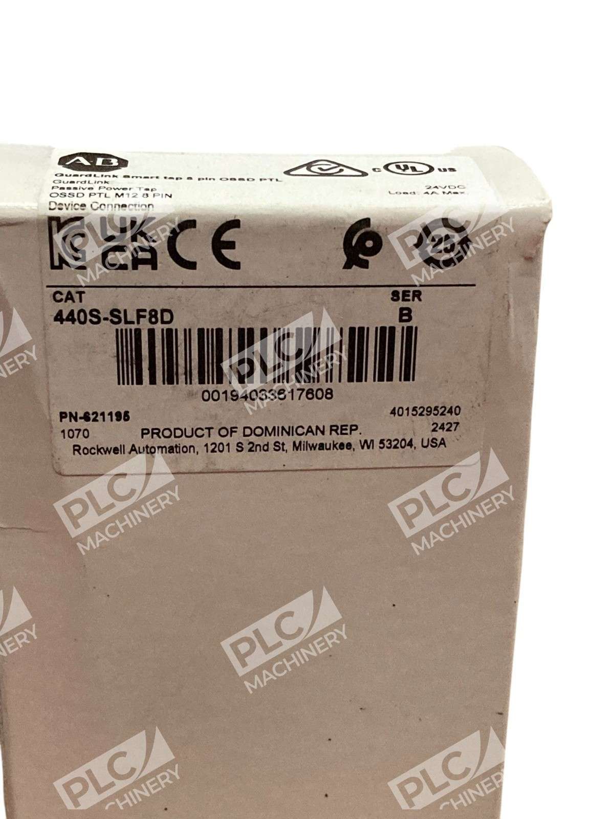 Allen Bradley AB GuardLink 8mart 8 Pin OSSD PTL Passive Power Tap 440S-SLF8D /B - Image 4
