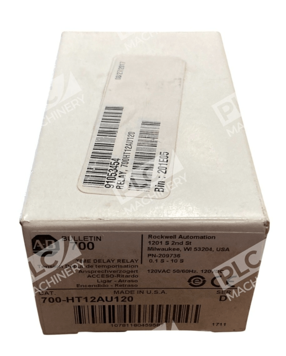 Allen Bradley 700-HT12AU120 - Allen Bradley AB 120VAC 50/60Hz 120VDC Time Delay Relay 700-